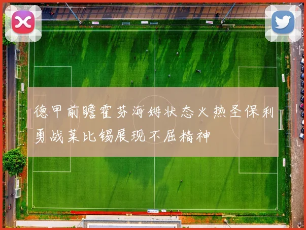 德甲前瞻霍芬海姆状态火热圣保利勇战莱比锡展现不屈精神